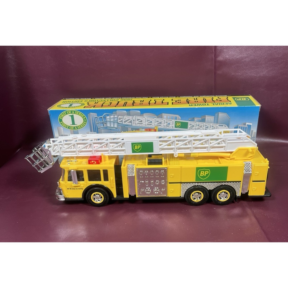 BP Aerial Tower Fire Truck - 1996 Collector's Edition‎ - In Box Works